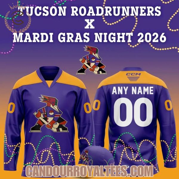 Tucson Roadrunners 2026 Mardi Gras Jersey