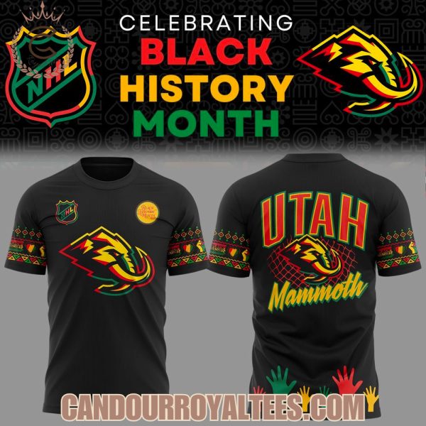 Utah Mammoth Black History Month Hoodie