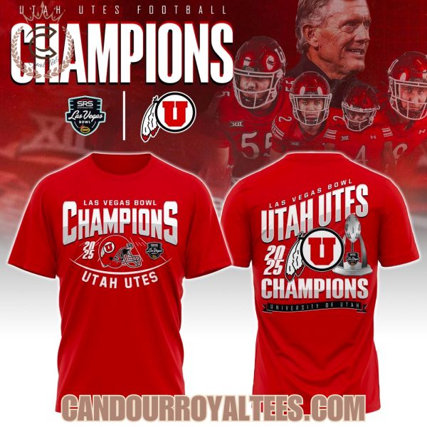 Utah Utes Las Vegas Bowl Champions 2025 Tshirt, Hoodie