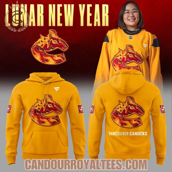 Vancouver Canucks Lunar New Year 2026 Hoodie