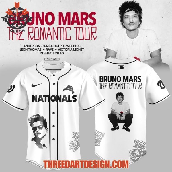 Washington Commanders X BRUNO MARS: The Romantic Tour 2026 Exclusive Jersey