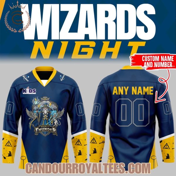 Wichita Thunder Wizard Night Hockey Jersey