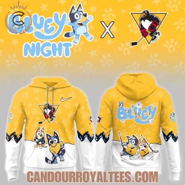 Wilkes-Barre/Scranton Penguins Bluey Night Game Hoodie