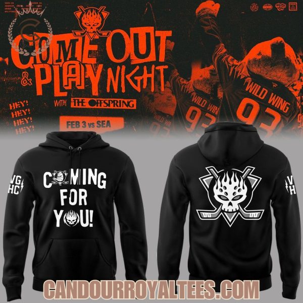 Anaheim Ducks Come Out & Play Night With The Offspring Hoodie