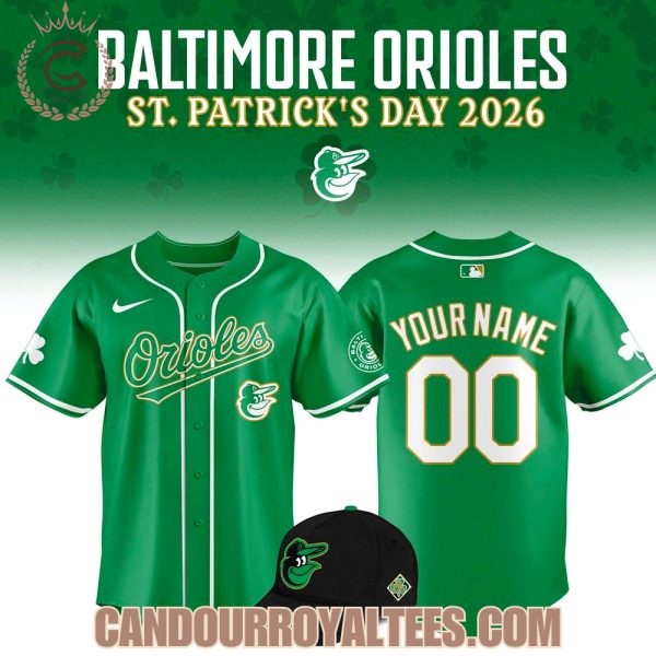 Baltimore Orioles 2026 St. Patrick’s Day Jersey
