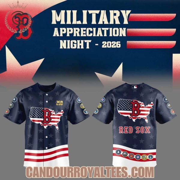 Boston Red Sox Military Appreciation 2026 Jersey