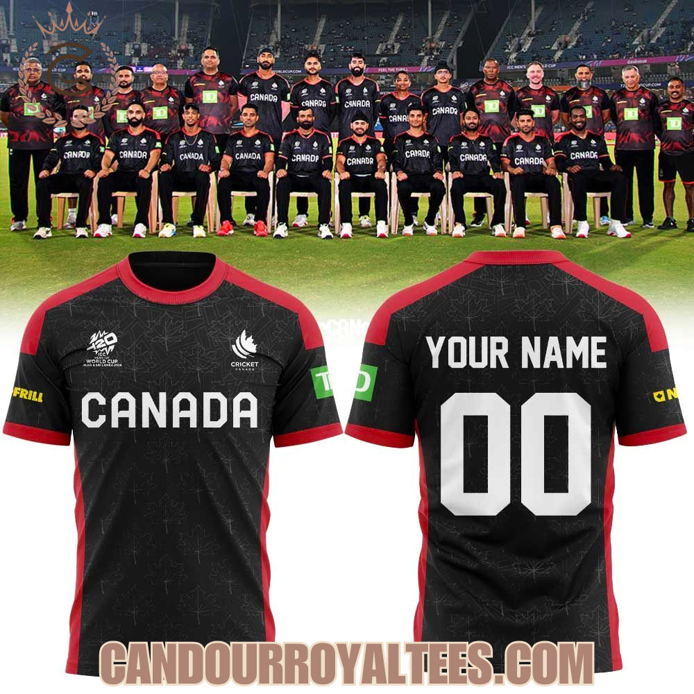 Cricket Canada ICC Cricket Men’s T20 World Cup 2026 Shirt Cricket Canada ICC Cricket Men’s T20 World Cup 2026 Shirt
