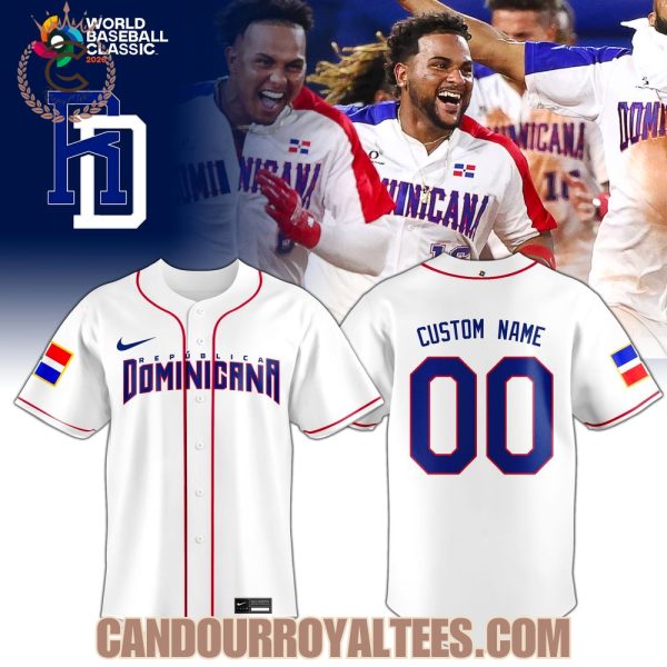 Dominican Republic Baseball 2026 World Baseball Classic Jersey