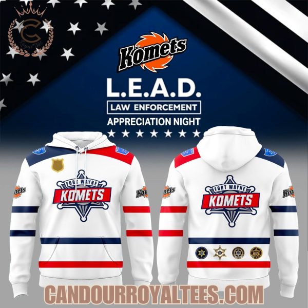 Fort Wayne Komets Law Enforcement Night Hoodie