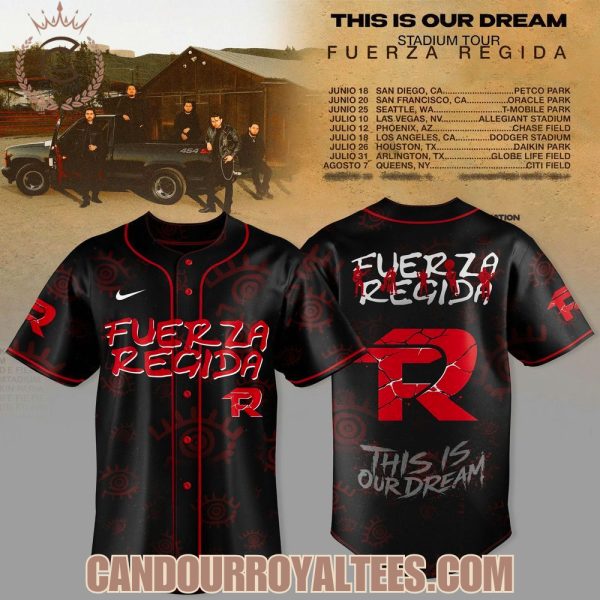 Fuerza Regida – This Is Our Dream Stadium Tour 2026 Jersey