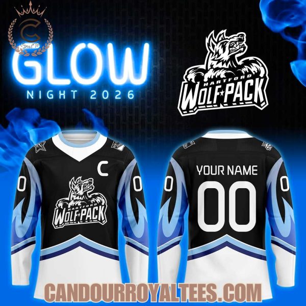 Hartford Wolf Pack Glow Night 2026 Hockey Jersey