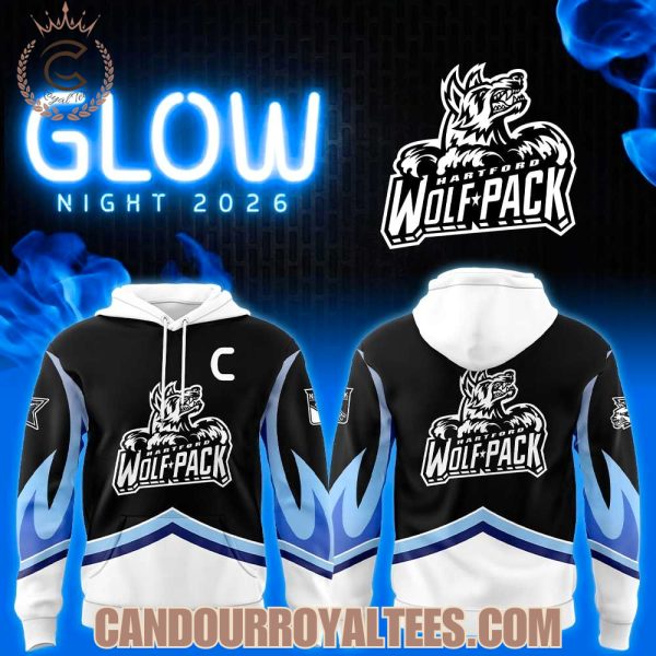 Hartford Wolf Pack Glow Night 2026 Hoodie