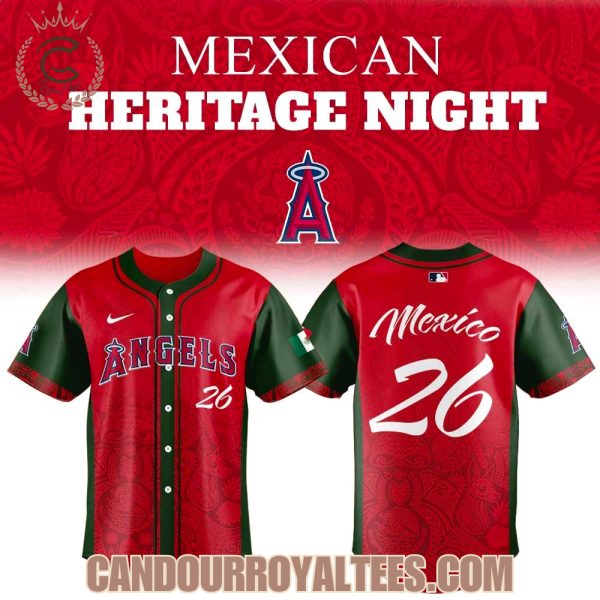 Los Angeles Angels Mexican Heritage Day 2026 Jersey