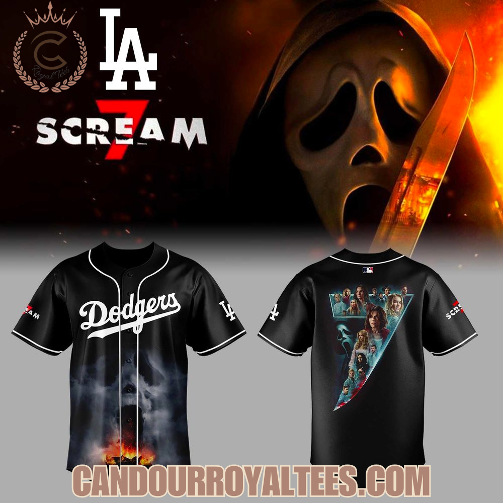 Los Angeles Dodgers x Scream 7 Jersey Los Angeles Dodgers x Scream 7 Jersey