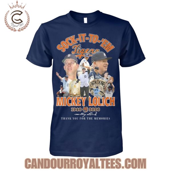 Mickey Lolich 1940-2026 Thank You For The Memories T-Shirt
