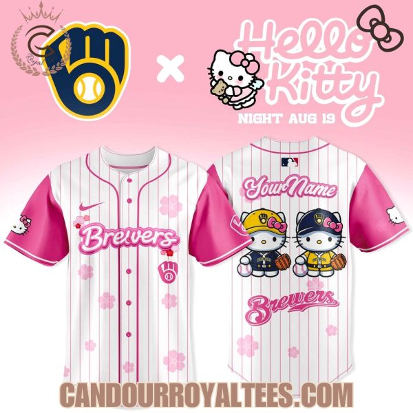Milwaukee Brewers x Hello Kitty Night 2026 Jersey
