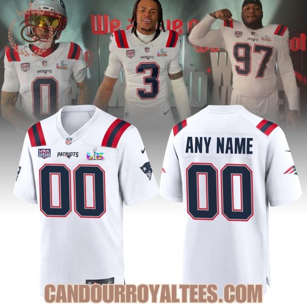 New England Patriots USA 250 Super Bowl Jersey