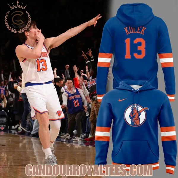 New York Knicks Tyler Kolek Statue of Liber3 Hoodie
