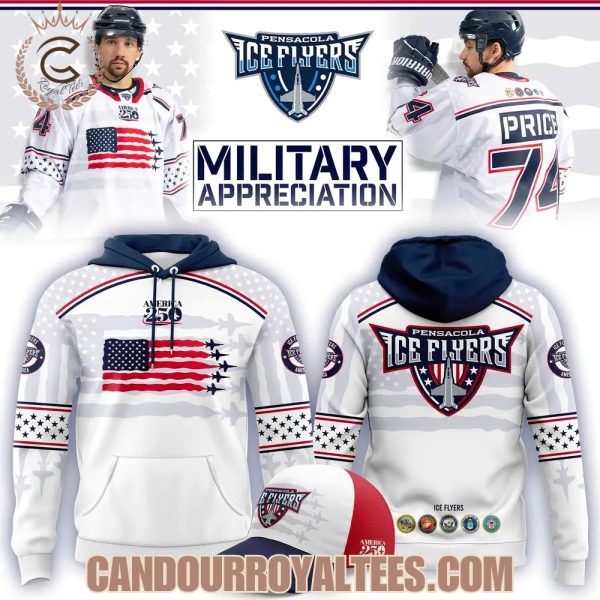 Pensacola Ice Flyers x Military Appreciation Hoodie