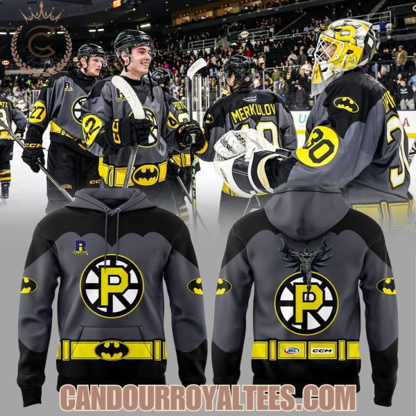 Providence Bruins Batman Weekend for Dark Knight Hoodie