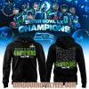Seattle Seahawks Black Super Bowl LX Champions Custom T-Shirt