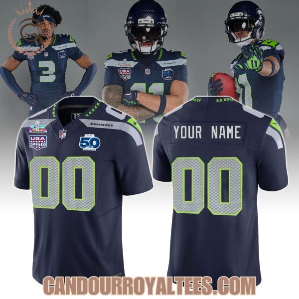 Seattle Seahawks USA 250 Super Bowl Jersey