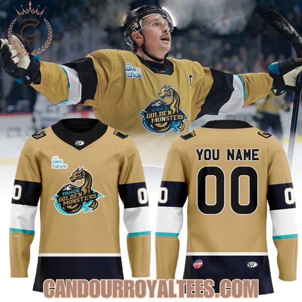 Tahoe Knight Monsters Golden Auction Affiliation Weekend Hockey Jersey