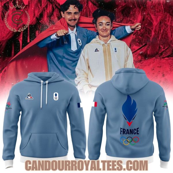 Team France 2026 Milano Cortina Collection Blue Hoodie