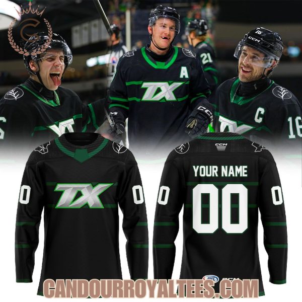 Texas Stars Dark Mode TX Hockey Jersey
