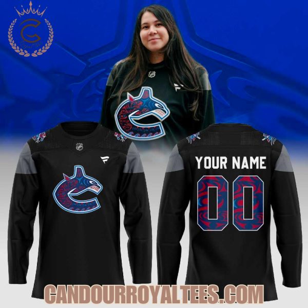 Vancouver Canucks First Nations Celebration 2026 Hockey Jersey