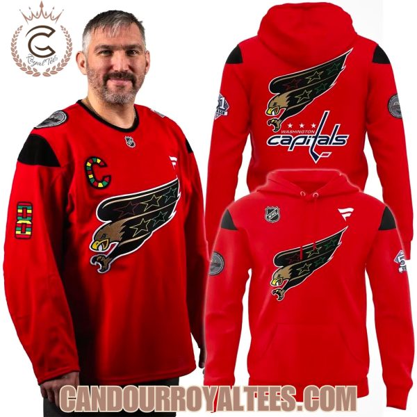 Washington Capitals Black History Auction 2026 Hoodie