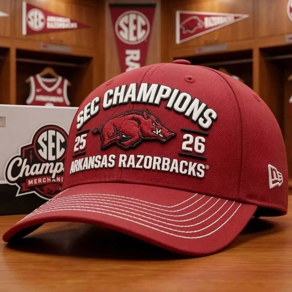 Arkansas Razorbacks SEC Champions 25 – 26 Cap