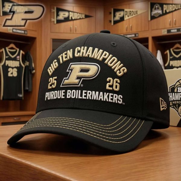 Purdue Boilermakers Big Ten Champions 25 – 26 Cap