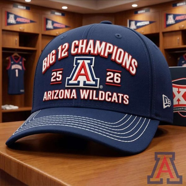 Arizona Wildcats Big 12 Champions 25 – 26 Cap