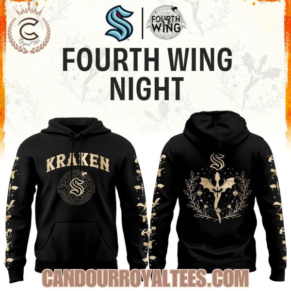 ’26 Seattle Kraken Fourth Wings Night Hoodie