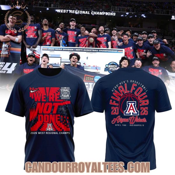 Arizona Wildcats West Region Champions 2026 T-Shirt