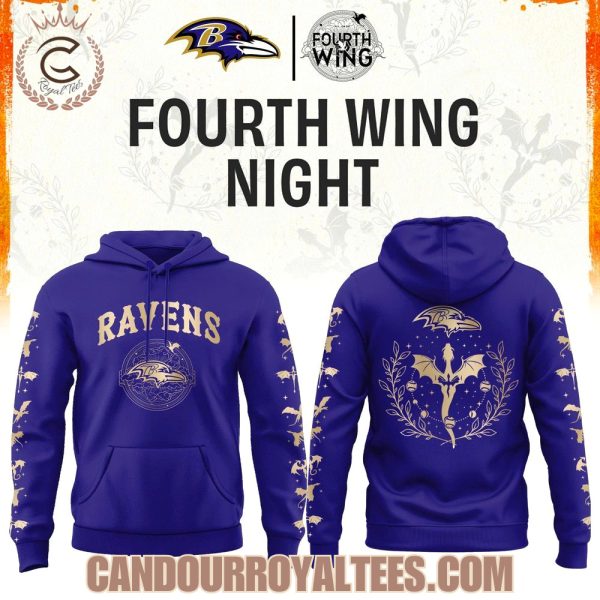 Baltimore Ravens Fourth Wings Night Hoodie