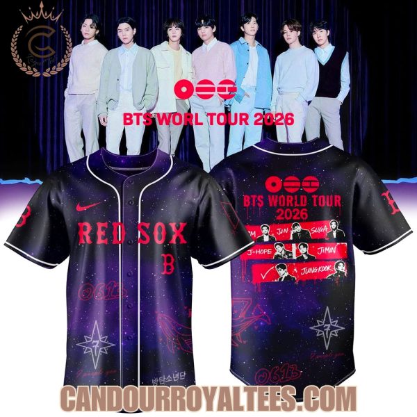 Boston Red Sox x BTS World Tour 2026 Desert Edition Fan Jersey