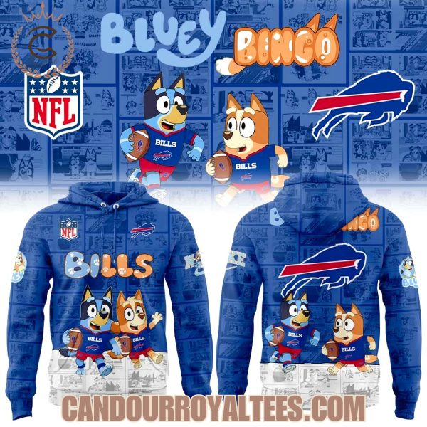 Buffalo Bills x Bluey and Bingo Hoodie