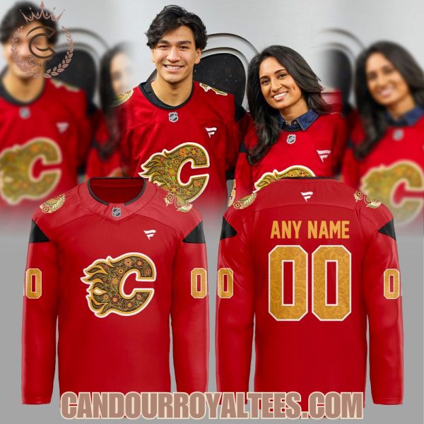 Calgary Flames South Asian Celebration 2026 Hockey Jersey