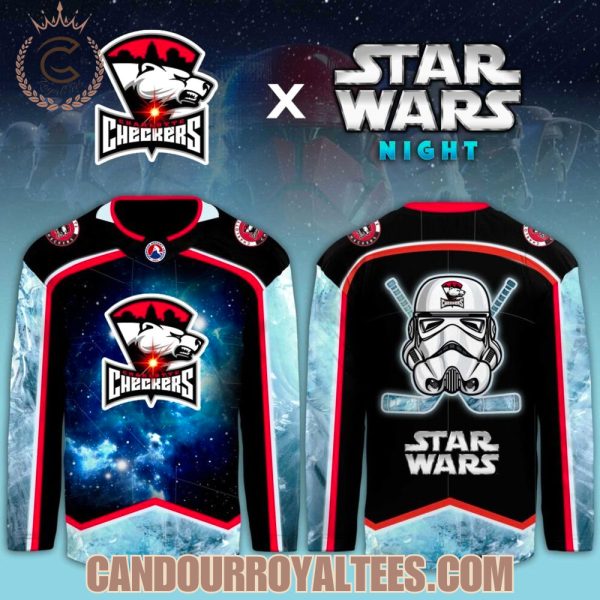 Charlotte Checkers Star Wars Night Game Hockey Jersey