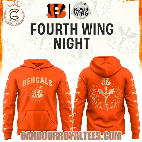 Cincinnati Bengals Fourth Wings Night Hoodie