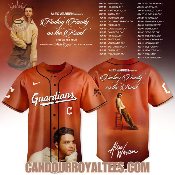 Cleveland Guardians x Alex Warren Finding Family on the Road 2026 Jersey