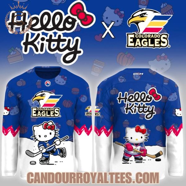 Colorado Eagles x Hello Kitty Night Game Hockey Jersey