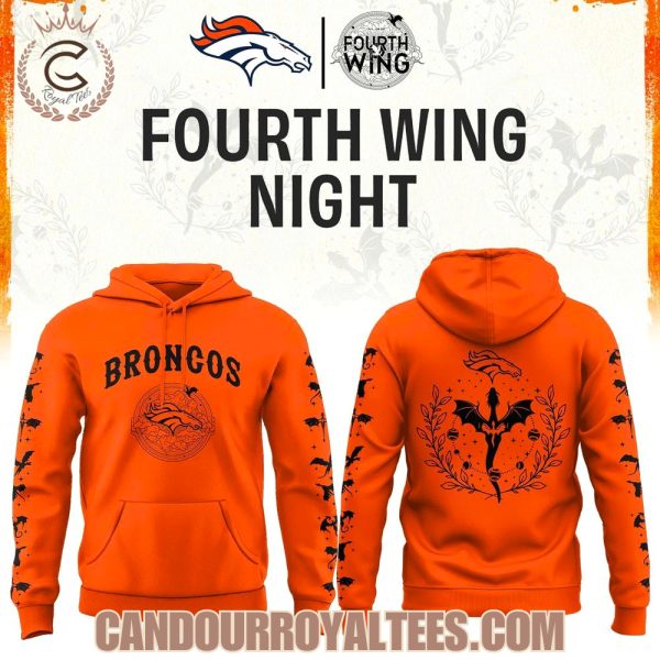 Denver Broncos Fourth Wings Night Hoodie