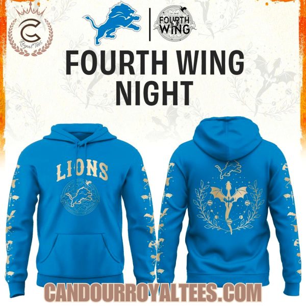 Detroit Lions Fourth Wings Night Hoodie