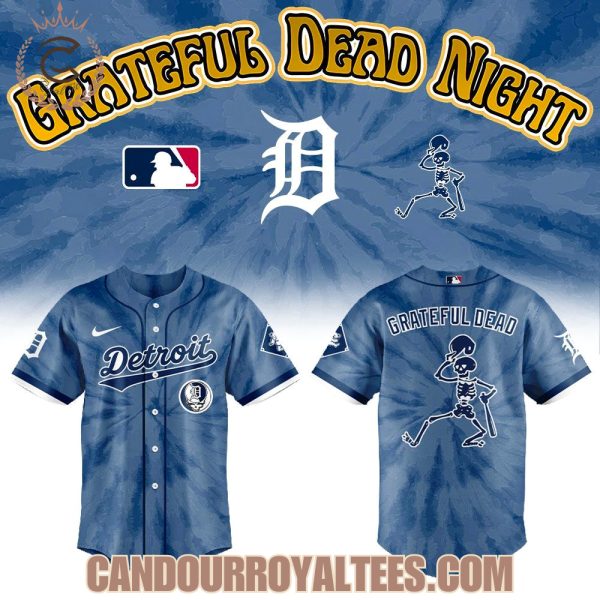 Detroit Tigers 2026 Grateful Dead Night Jersey