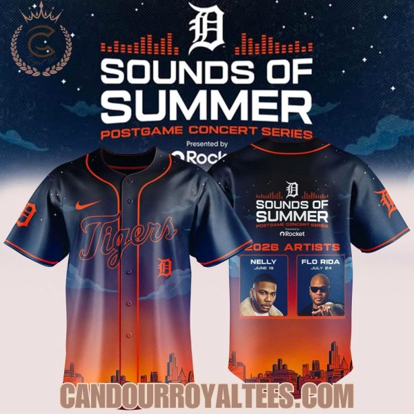 Detroit Tigers Sound Of Summer Postgame Concert Series Jersey
