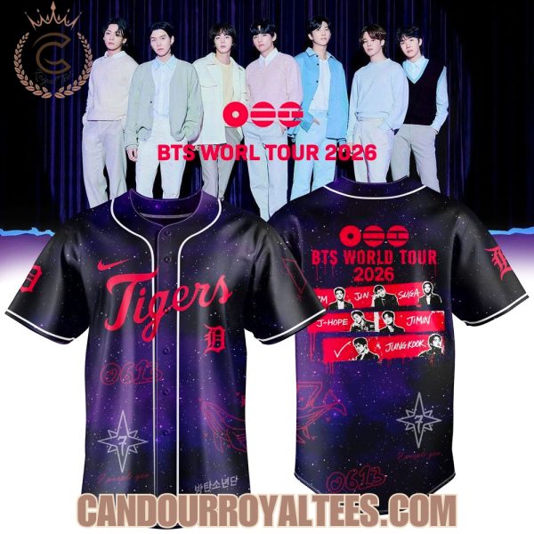 Detroit Tigers x BTS World Tour 2026 Desert Edition Fan Jersey
