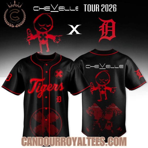 Detroit Tigers X Chevelle Tour: Bright As Blasphemy Jersey